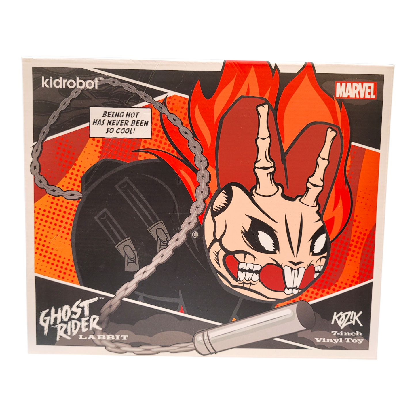 Kidrobot Ghost Rider Labbit Figure