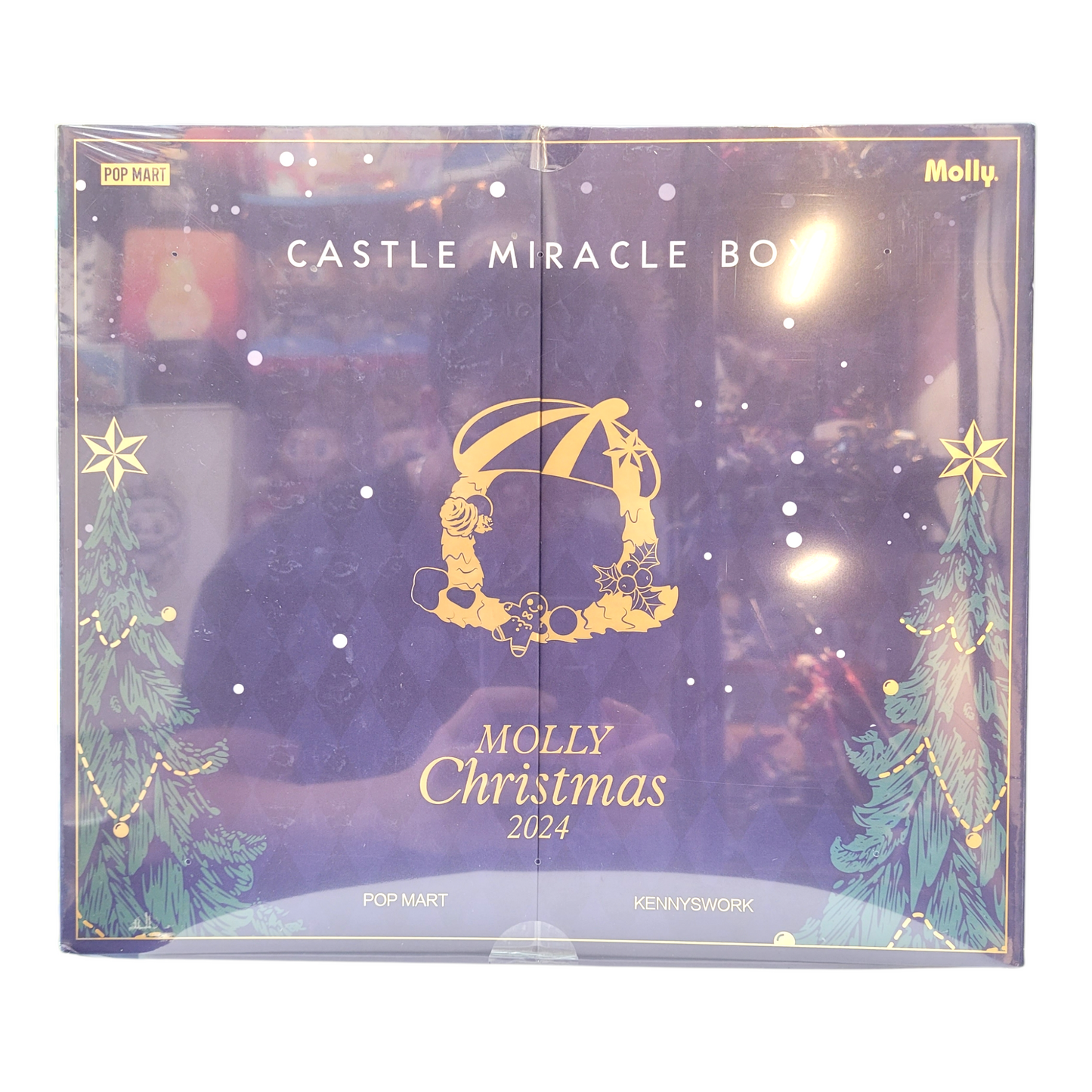 POP MART Molly Christmas 2024 Castle Miracle Box