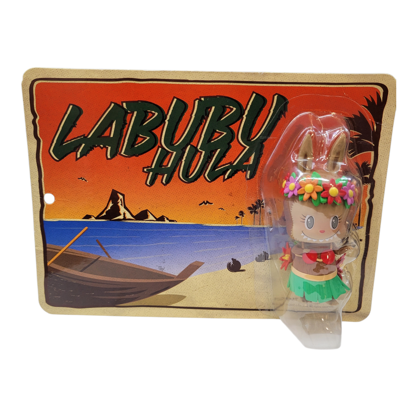 POP MART Labubu Hula Blister Card Figurine