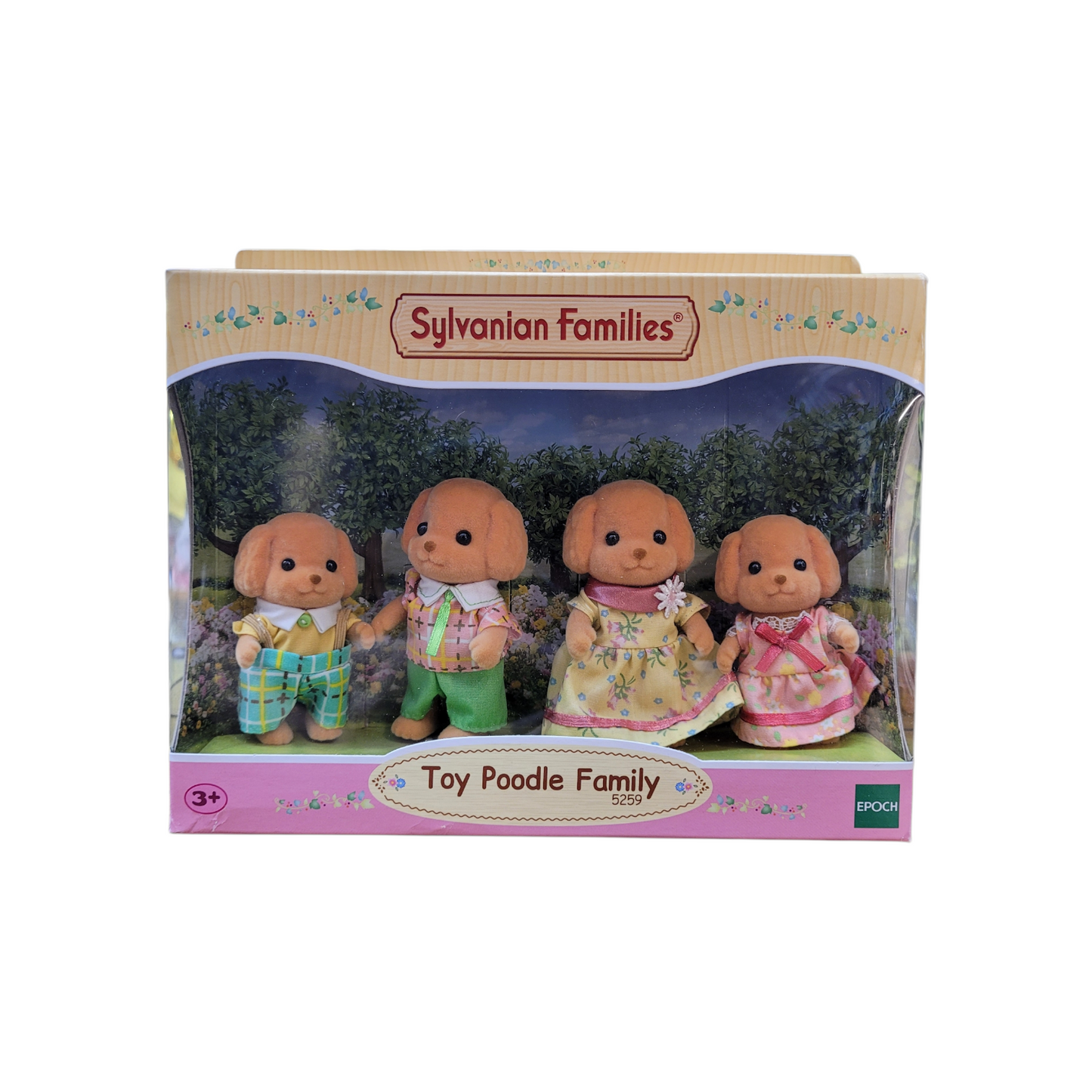 Sylvanian Families Toy Poodle Family
