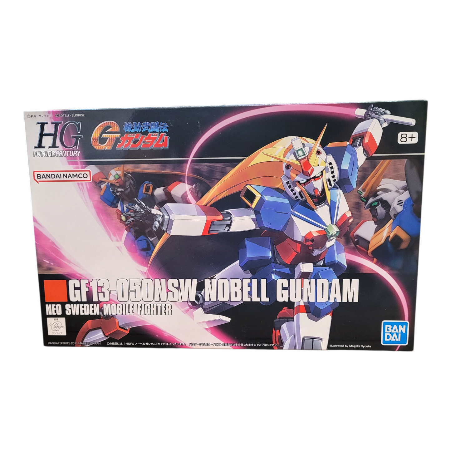 Bandai Original GUNDAM Anime Model HGFC 1/144 GF13-050NSW NOBELL GUNDAM