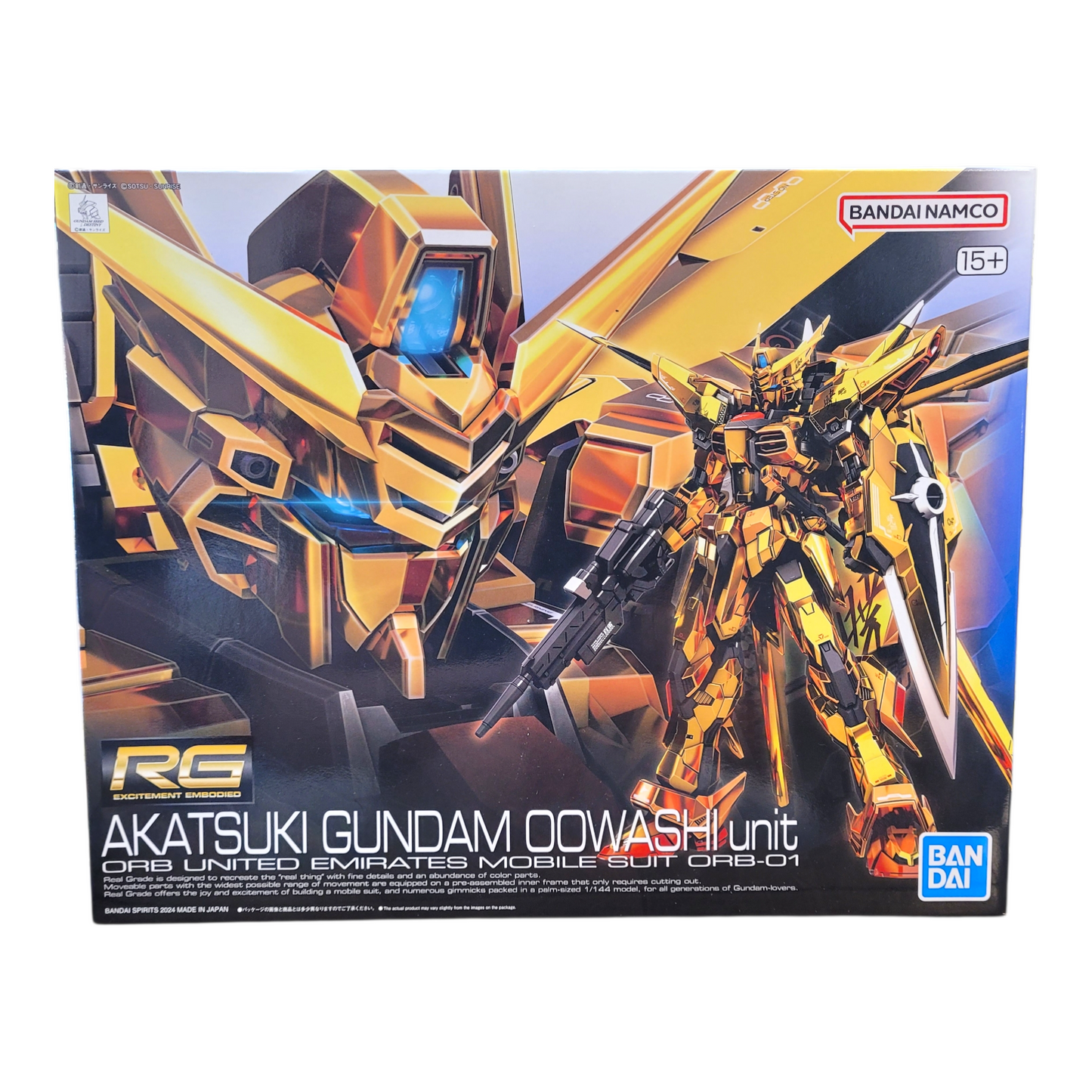 Bandai Hobby - Mobile Suit Gundam Seed Destiny - #41 Akatsuki Gundam Oowashi Unit RG 1/144 Model Kit