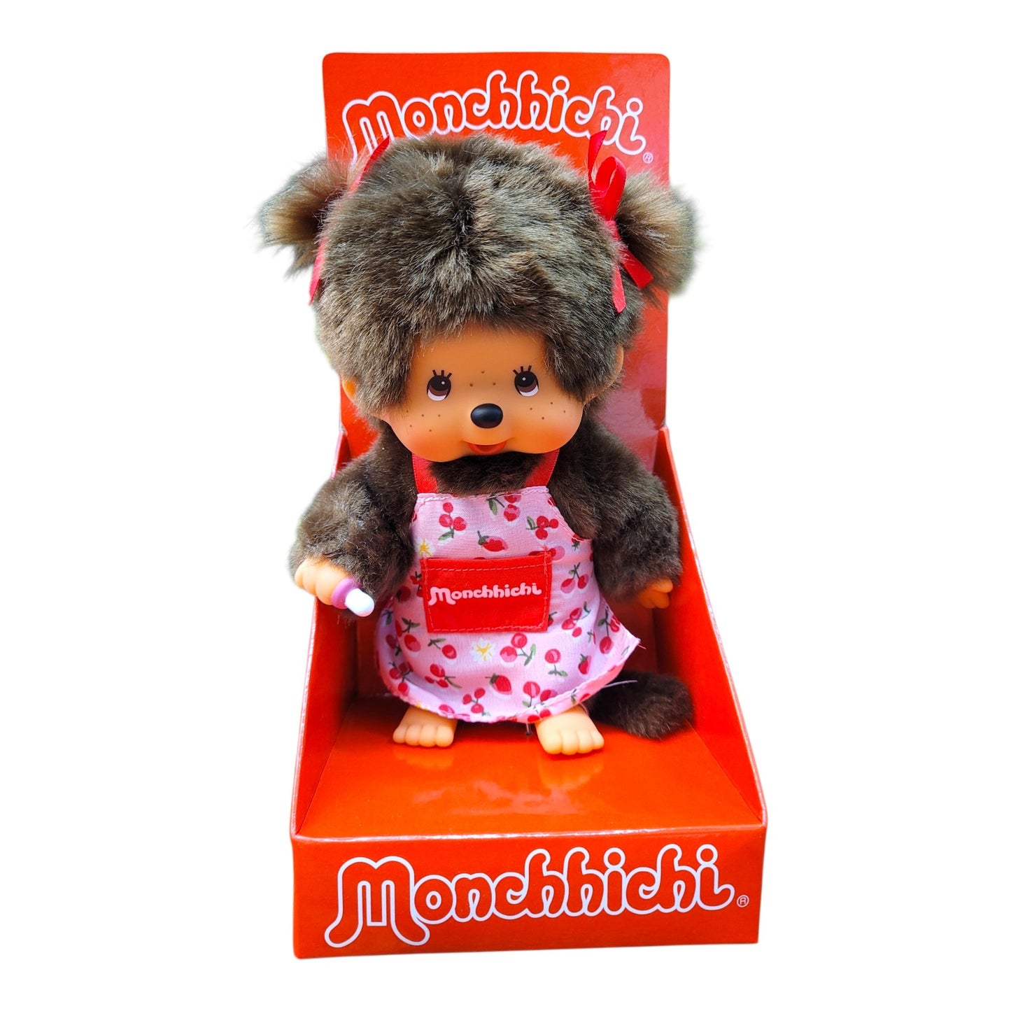 Monchhichi Flower Apron Girl Plush Doll