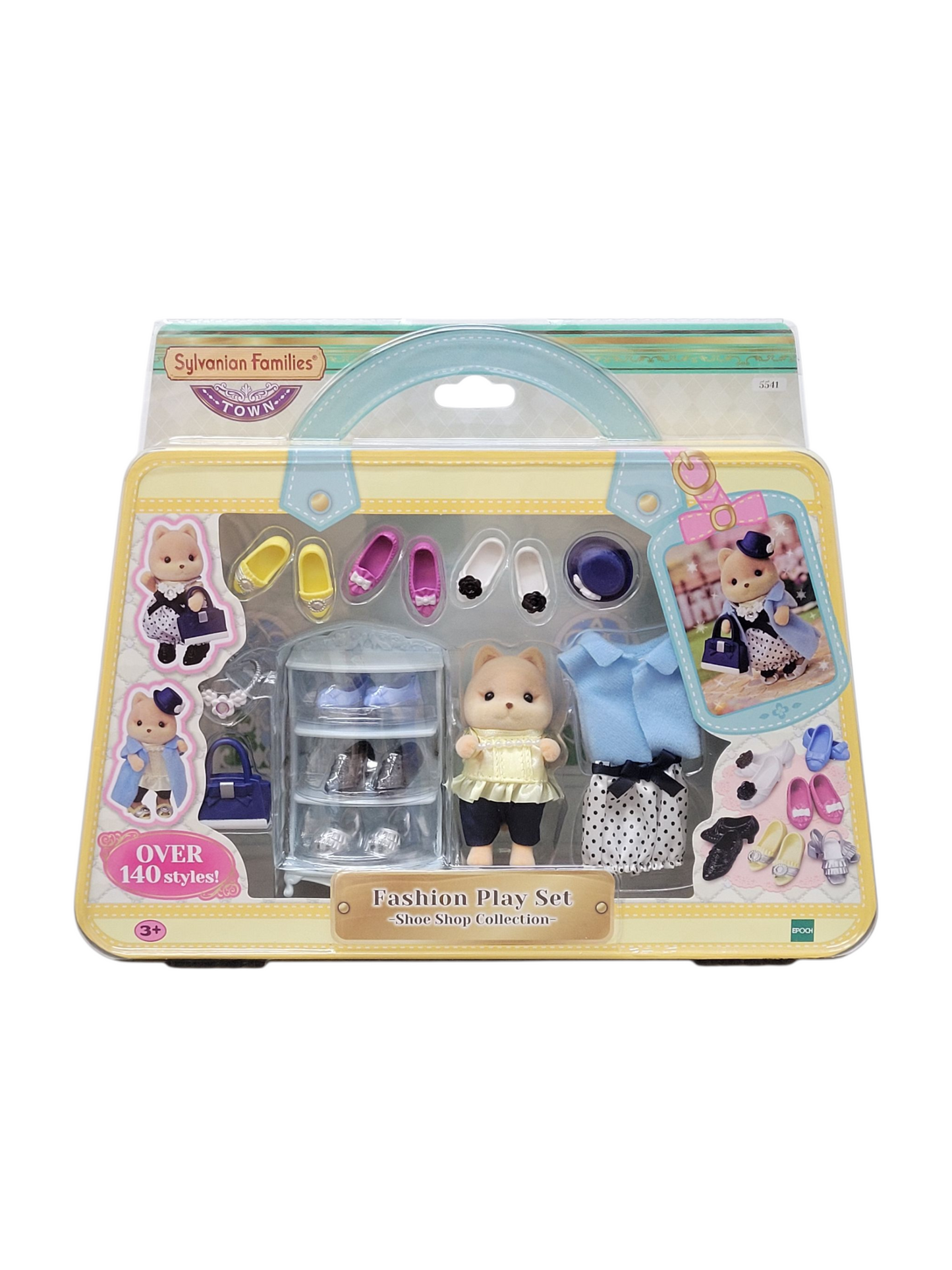 Sylvanian Families Town Fashion Play Set Shoe Shop Collection 5541