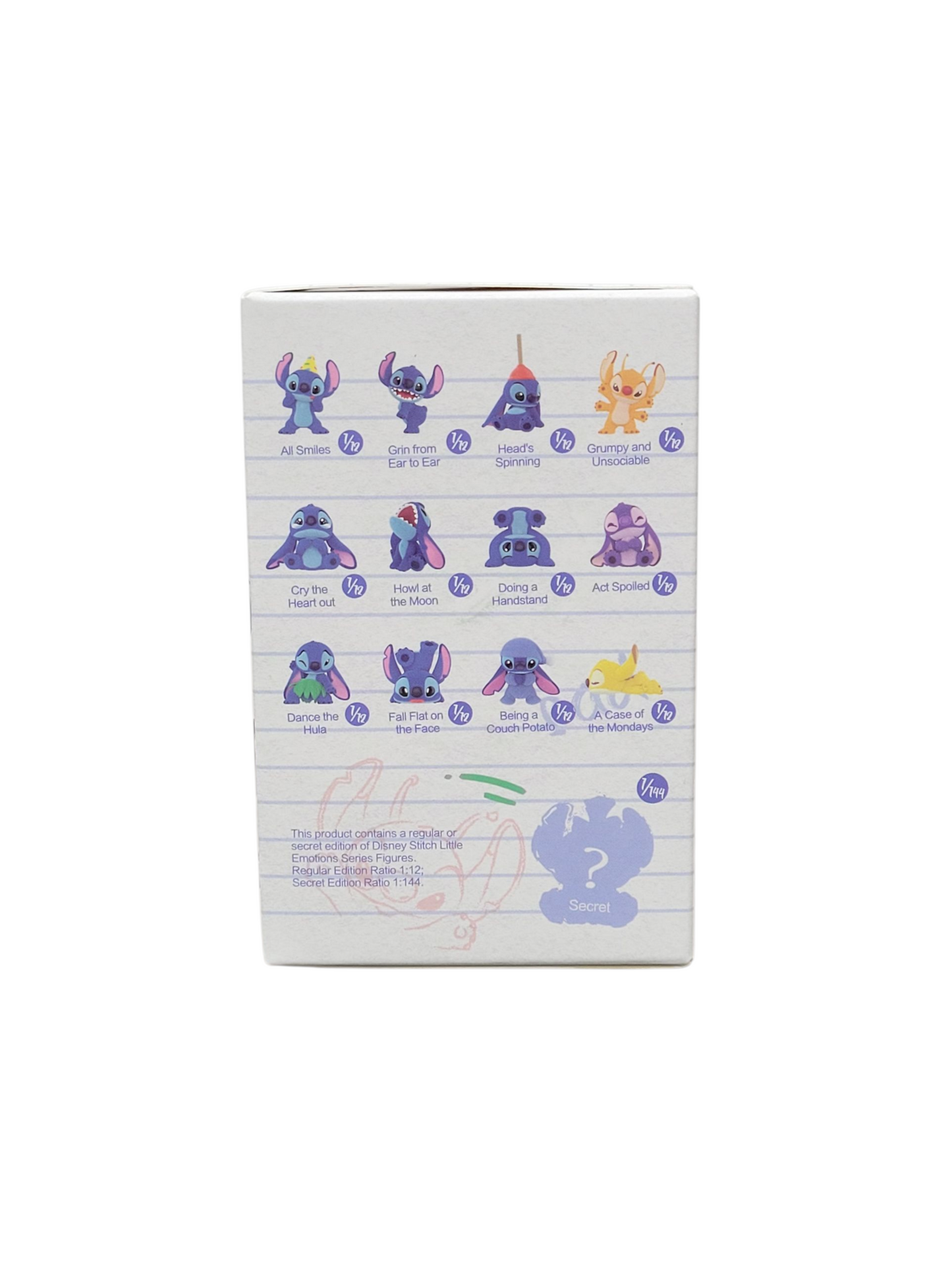 Disney Stitch Little Emotions Series Figures Blind Box