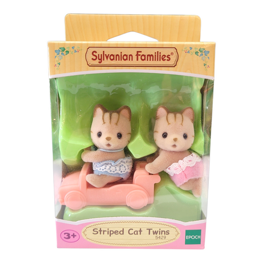 Sylvanian Families 5429 Striped Cat Twins set