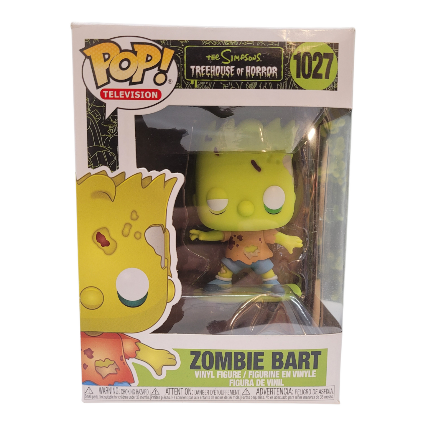 FUNKO POP The Simpsons Treehouse of Horror Zombie Bart #1027