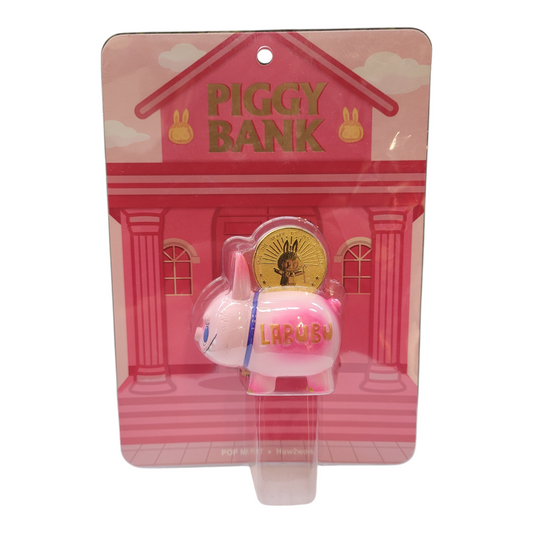 The Monsters 2021 Labubu Piggy Bank Blister Card Figurine