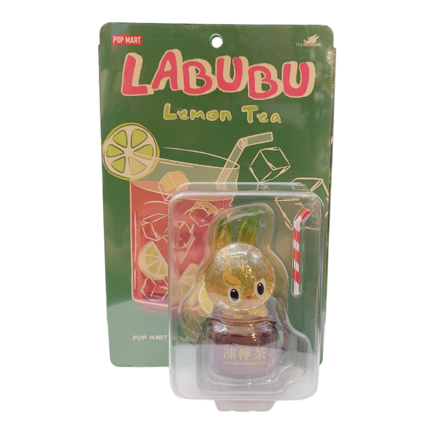 POP MART Labubu Lemon Tea Blister Card Figure