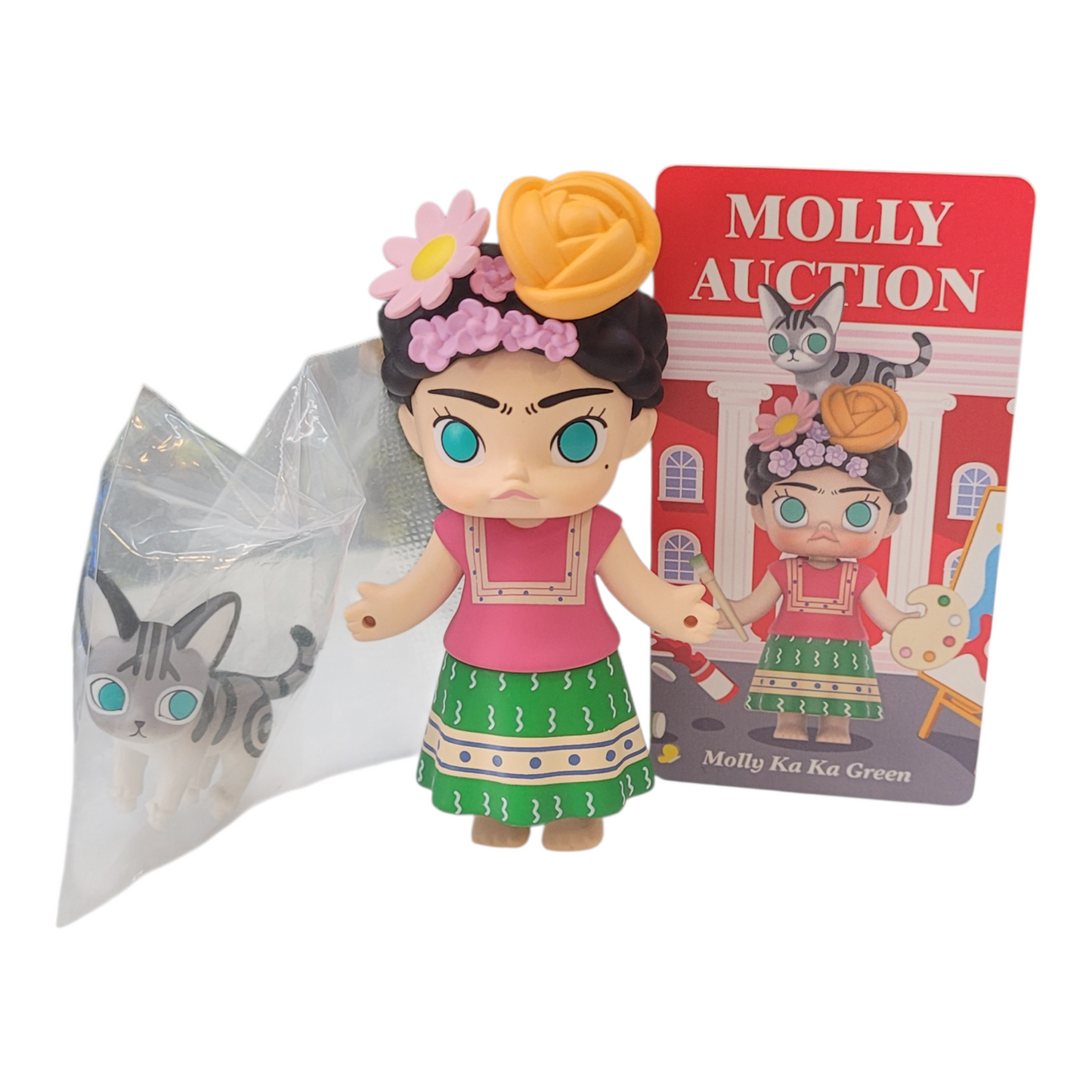 Molly Auction Loose Kaka Green Figurine