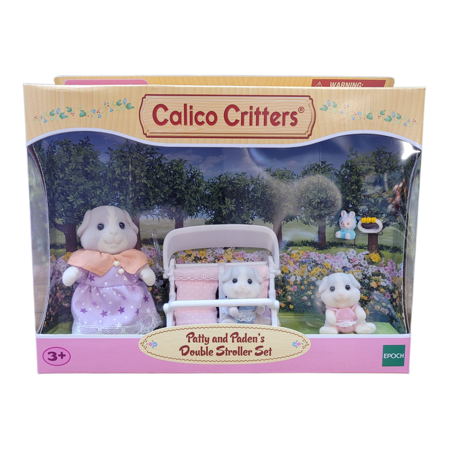 Sylvanian Families Patty and Paden's Double Stroller Set