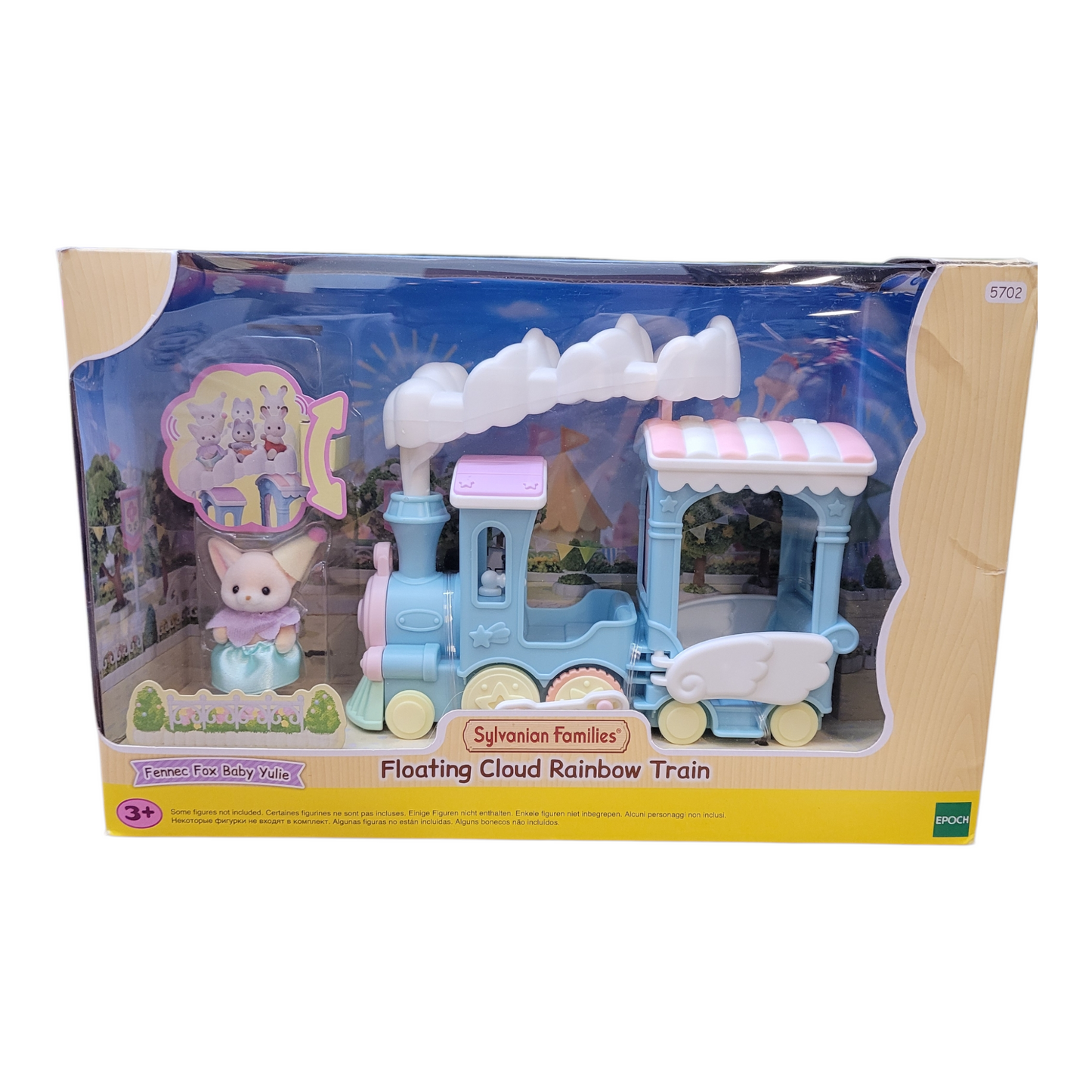Sylvanian Families Floating Cloud Rainbow Train Set