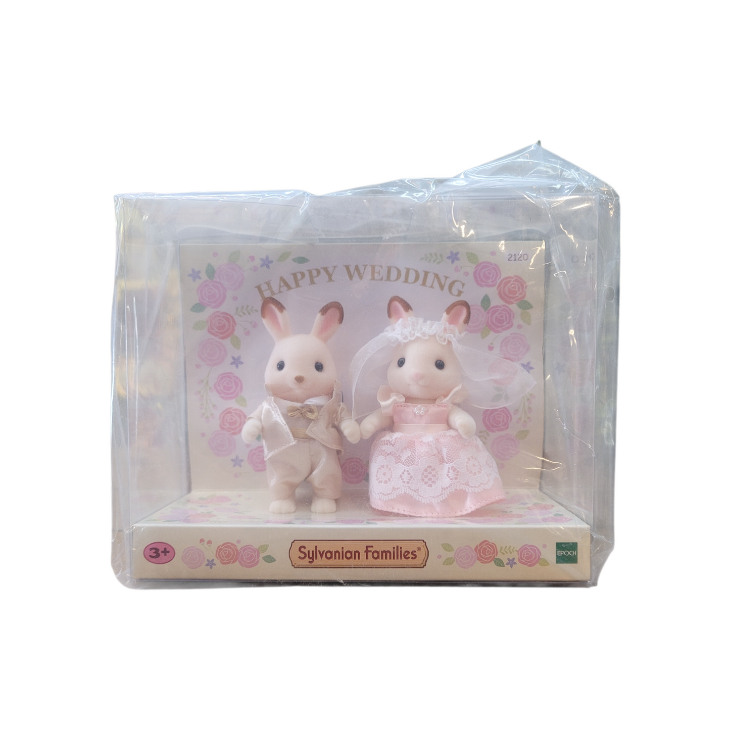 Sylvanian Families Bride and Groom Happy Wedding Pink Set