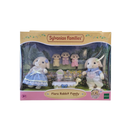Sylvanian Families Flora Rabbit Family