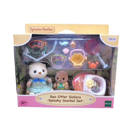 Sylvanian Families Sea Otter Sisters Splashy Snorkel Set