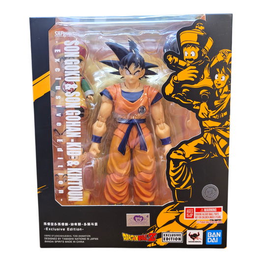 2024 SDCC EXCLUSIVE SH Figuarts Son Goku and Son Gohan and Nimbus Figure