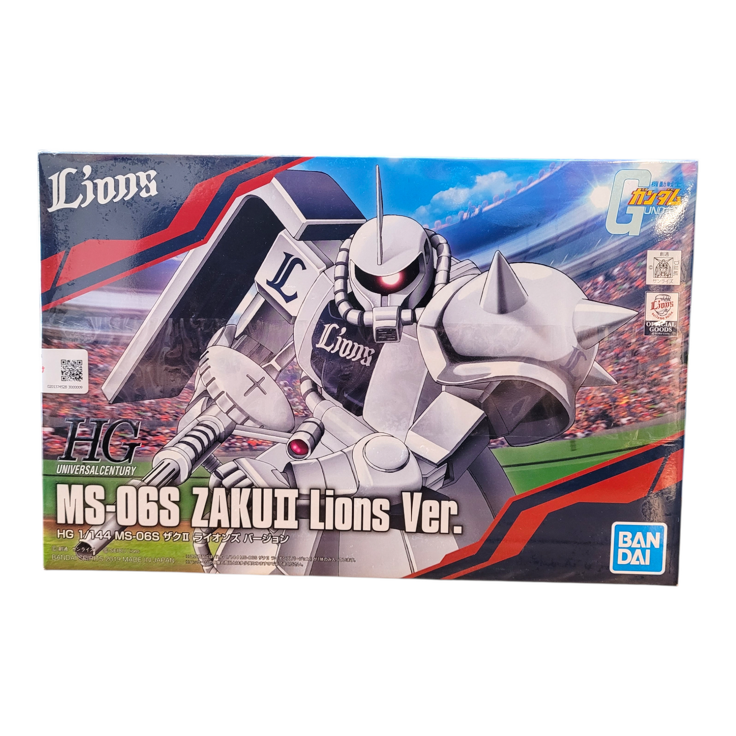 HGUC MS-06S Char's Custom Zaku II Lions Ver. (12 Pro Baseball Teams x Gundam 40th Anniversary)
