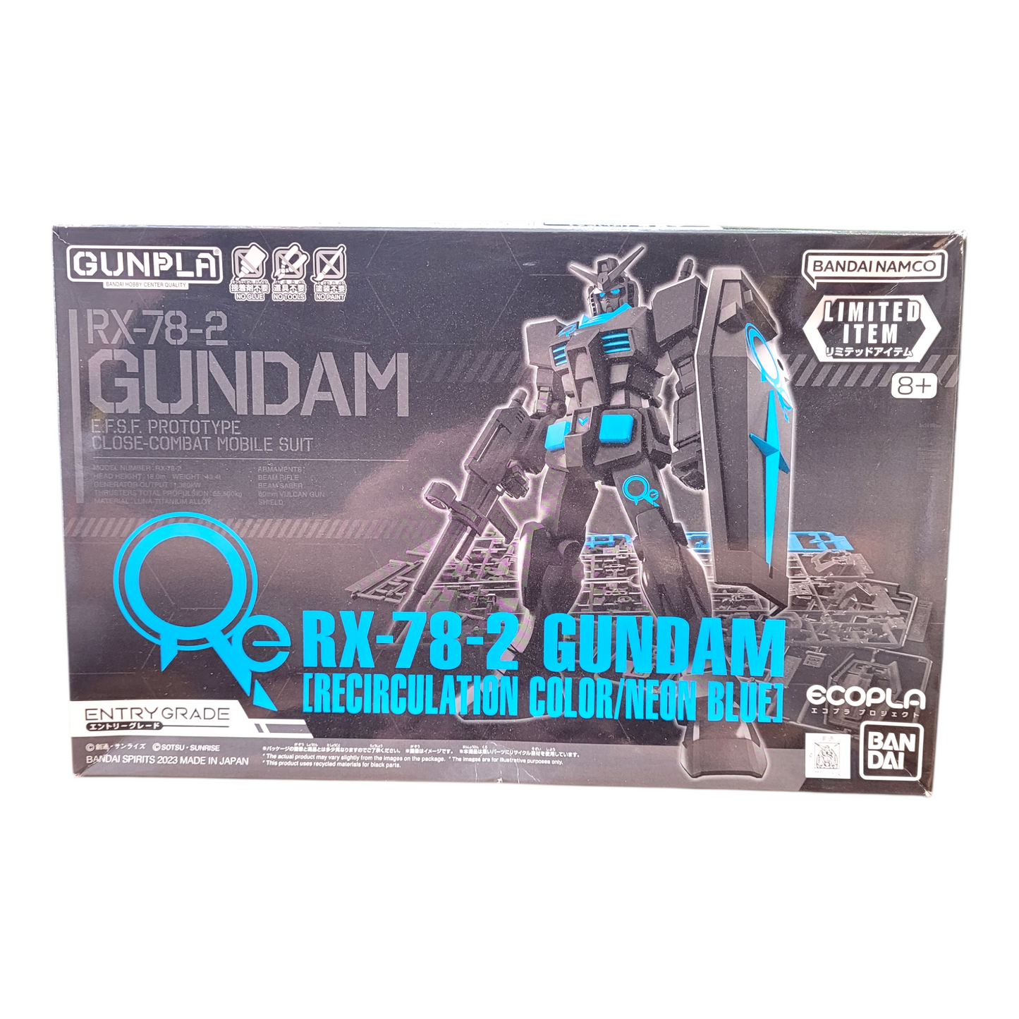 ENTRY GRADE 1/144 RX-78-2 GUNDAM [RECIRCULATION COLOR/NEON BLUE]