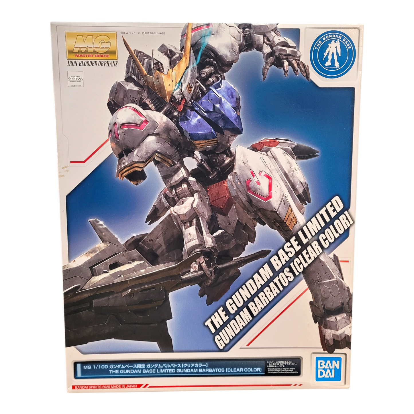 MG 1/100 The Gundam Base Limited Gundam Barbatos [Clear Color]