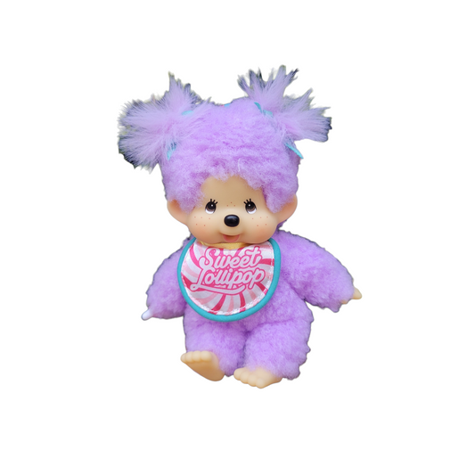 Authentic Purple Baby Monchhichi Plush