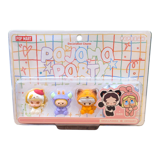 POP MART Pajama Party Decorative Charm Set
