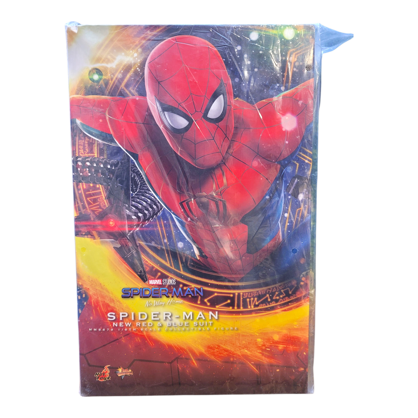 HOT TOYS 1/6 MMS679 Spider-Man No Way Home New Red and Blue Suit Figure