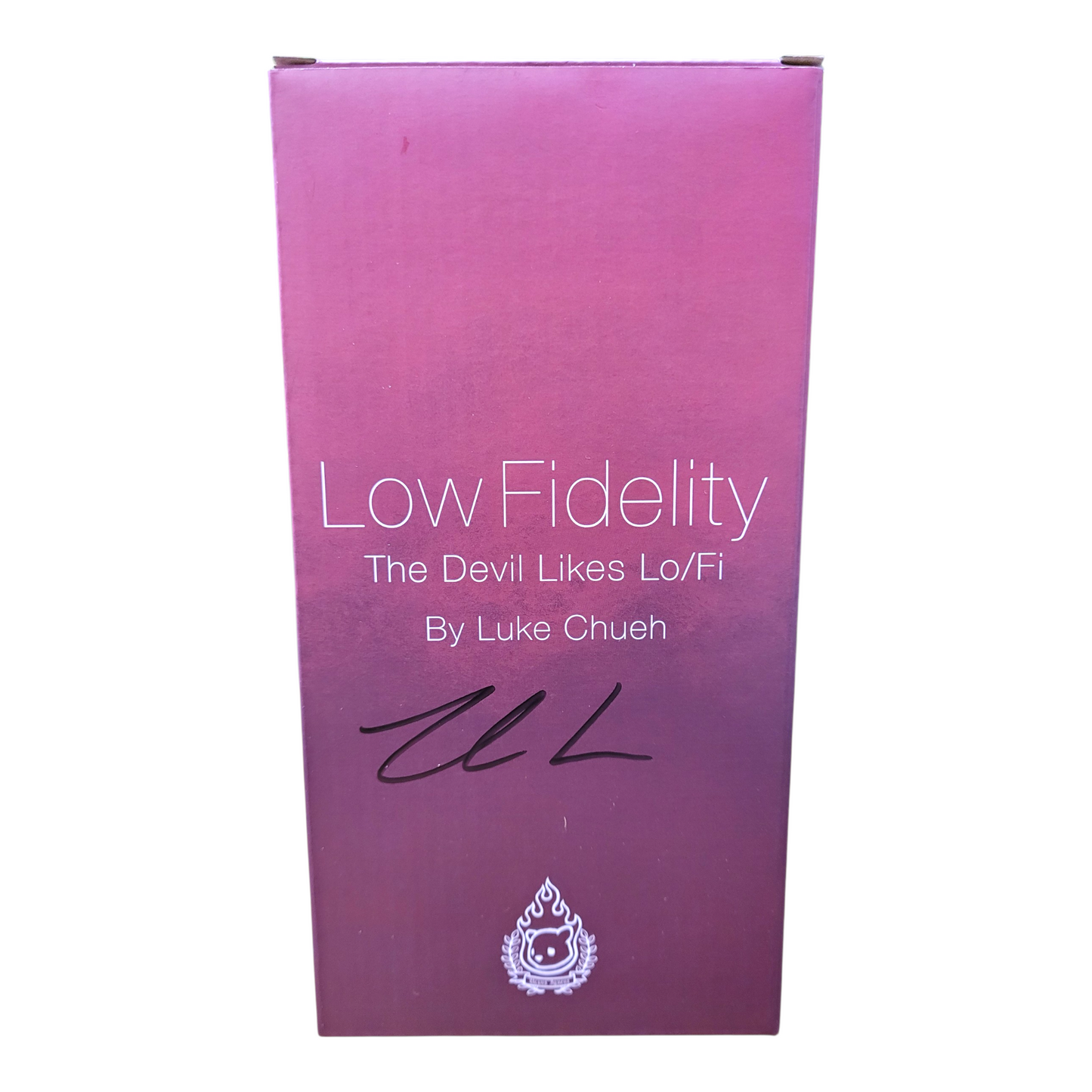 SIGNED Luke Chueh Low Fidelity The Devil Likes Lofi Vinyl Figurine