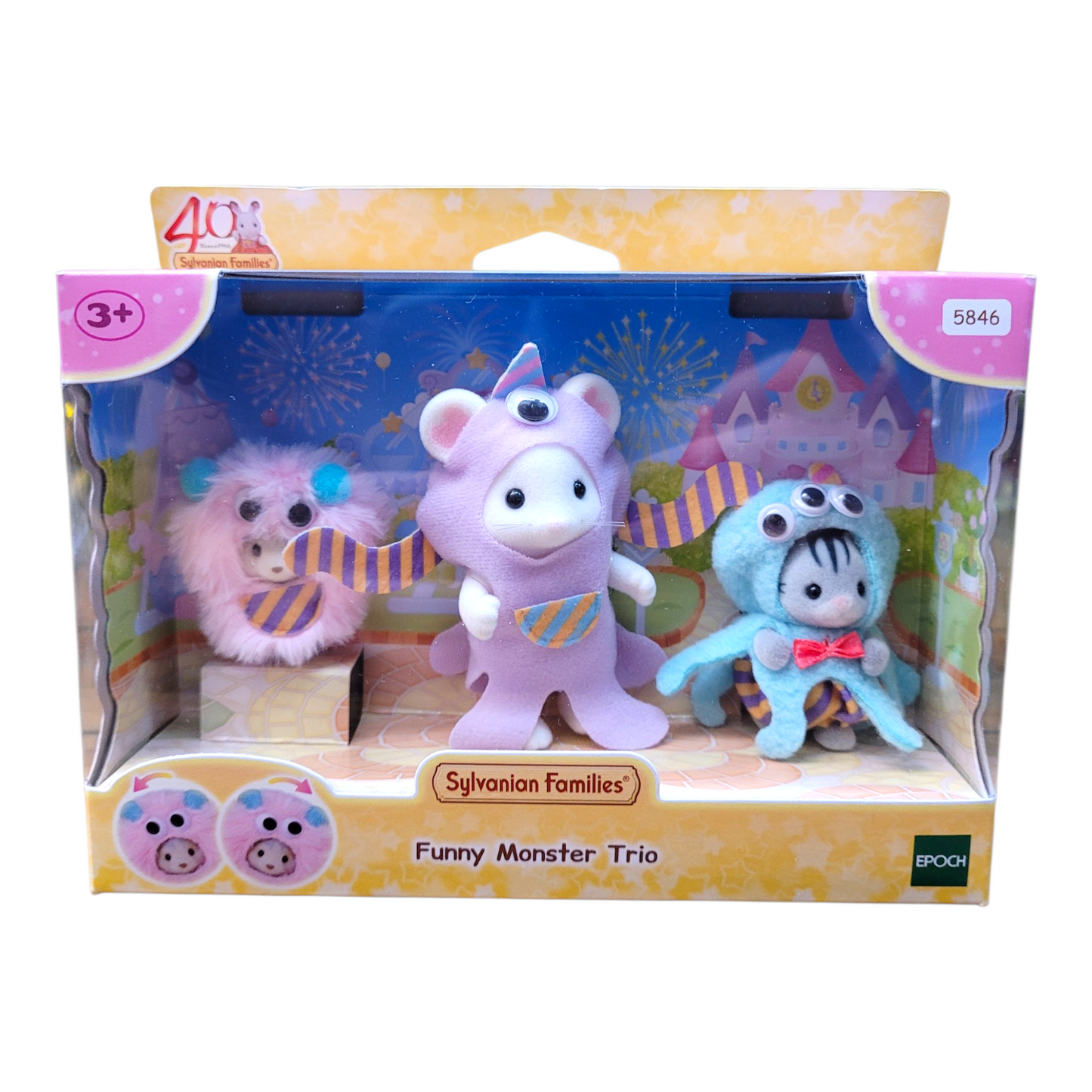 Calico Critters/Sylvanian Families 5846 Funny Monsters Trio Set