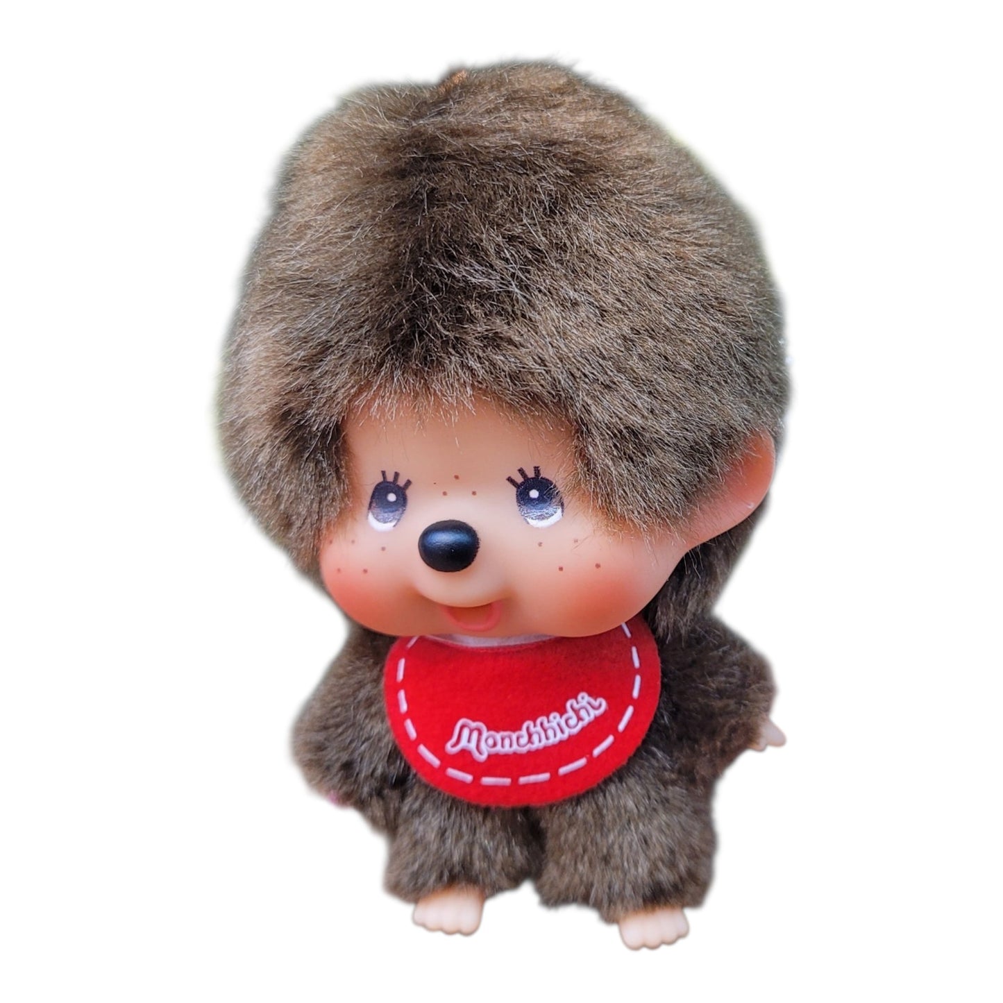 Monchhichi Big Face Boy Plush Keychain
