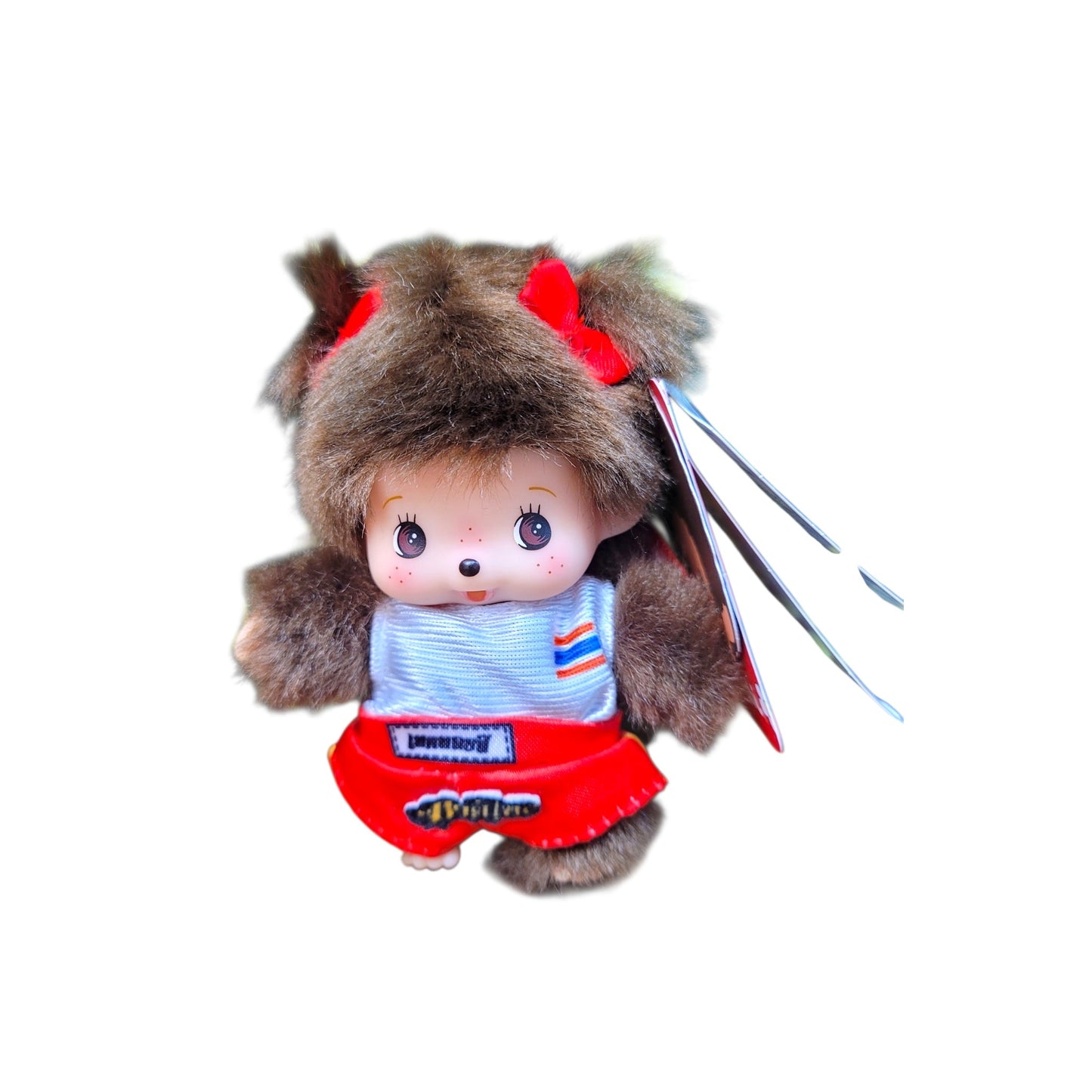 Thailand Exclusive Muay Thai Bebichhichi Plush Keychain Red Outfit