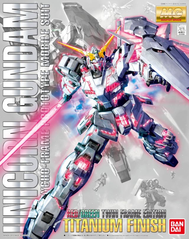 Mg Unicorn Gundam Titanium Finish Bandai GVe22