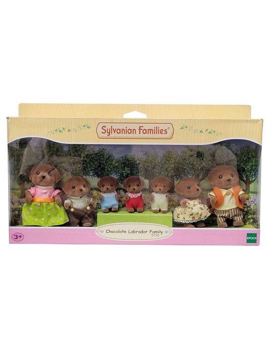 Sylvanian Families Chocolate Labrador Family 5730