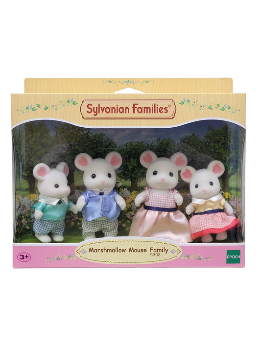 Sylvanian Families Marshmallow Mouse Family 5308