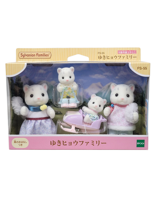 Sylvanian Families Snow Leopard Family FS-55