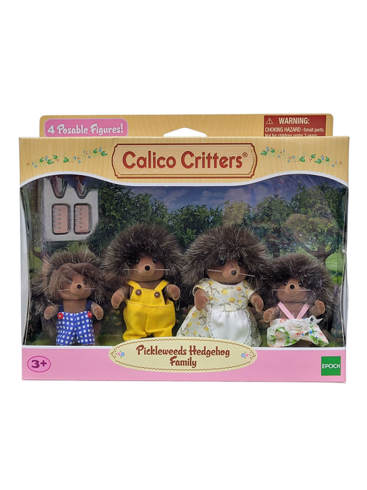 Calico Critters Pickleweeds Hedgehog Family