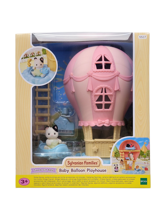 Sylvanian Families Tuxedo Cat Baby Balloon Playhouse