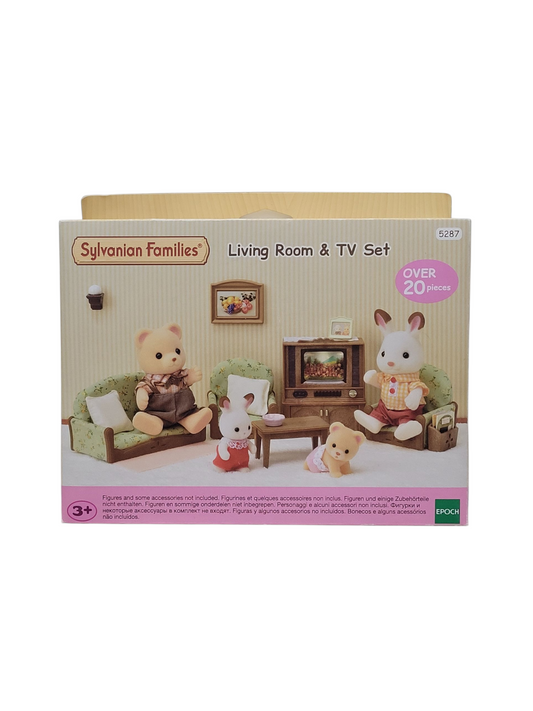 Sylvanian Families Living Room and TV Set 5287