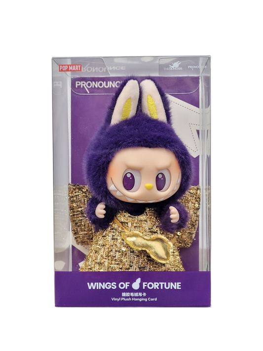 LABUBU × PRONOUNCE Wings of Fortune Vinyl Plush Hanging Card