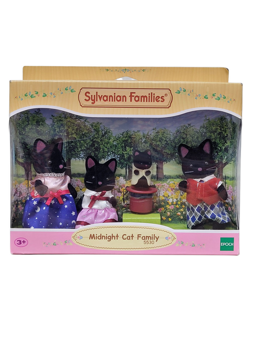 Sylvanian Families Midnight Cat Family 5530