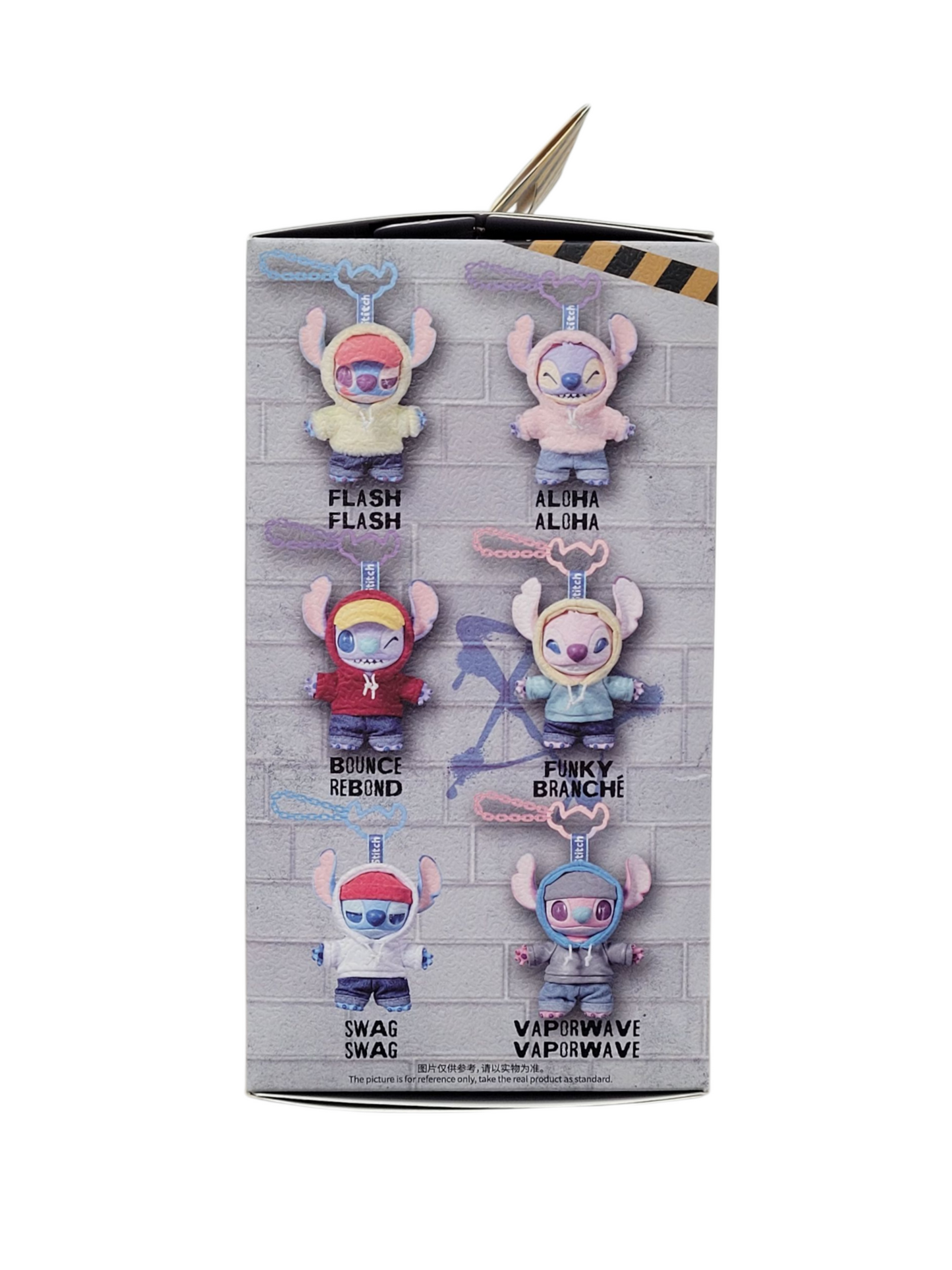 Stitch Gen Z Street Series-Vinyl Plush Pendant Blind Box