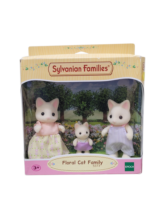 Sylvanian Familes Floral Cat Family 5373