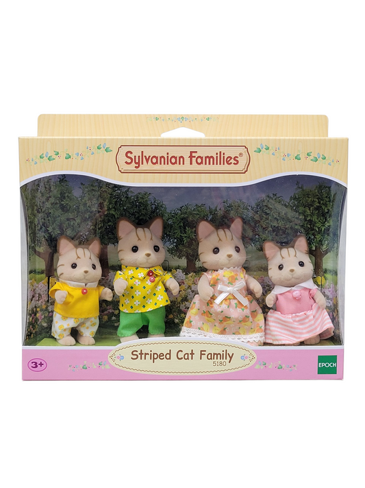 Sylvanian Families Striped Cat Family 5180