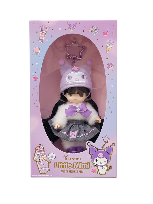 SANRIO × LITTLE MIMI Kuromi Doll Pendant Key Chain