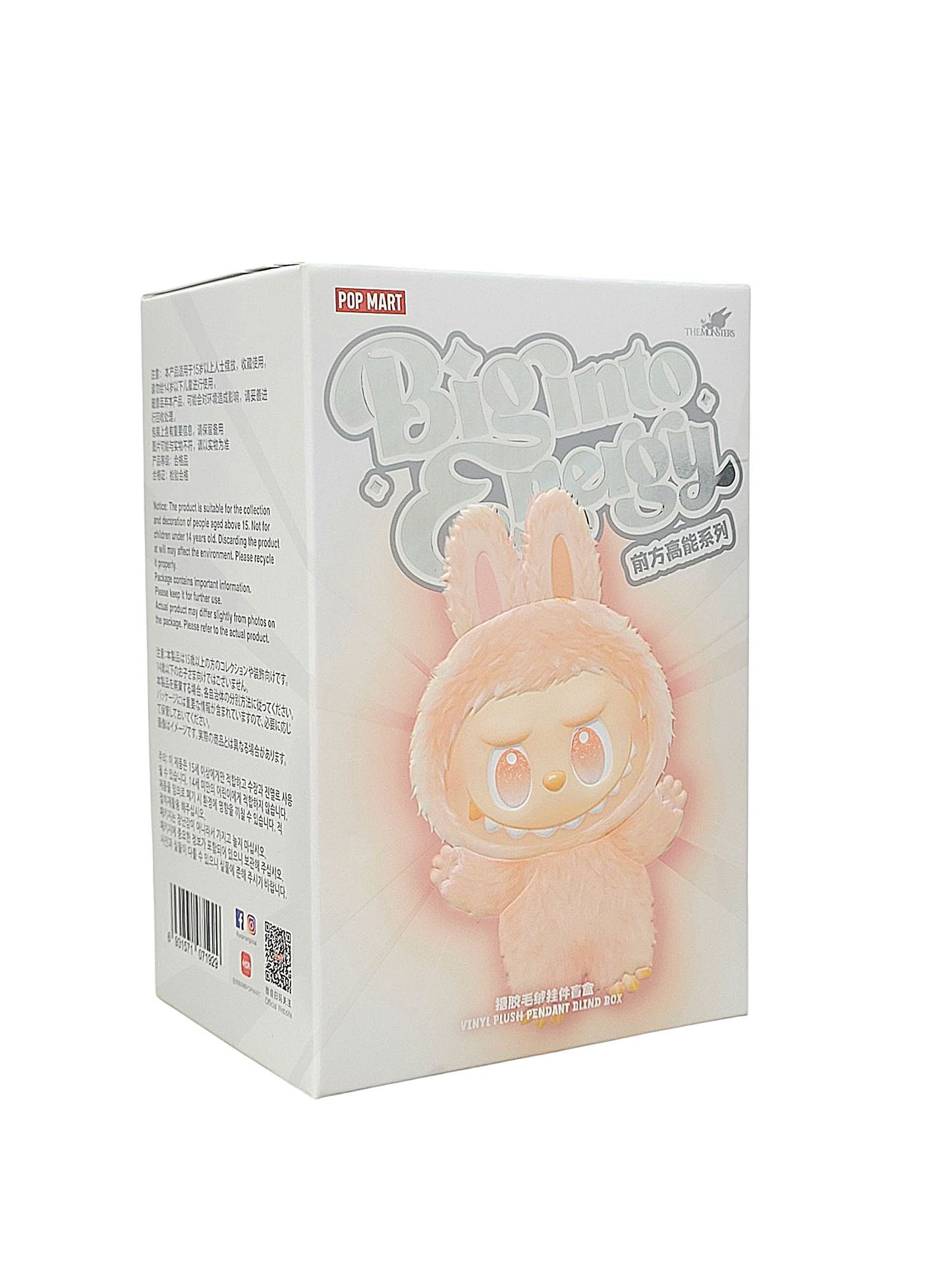 THE MONSTERS Big into Energy Series Vinyl Plush Pendant Blind Box