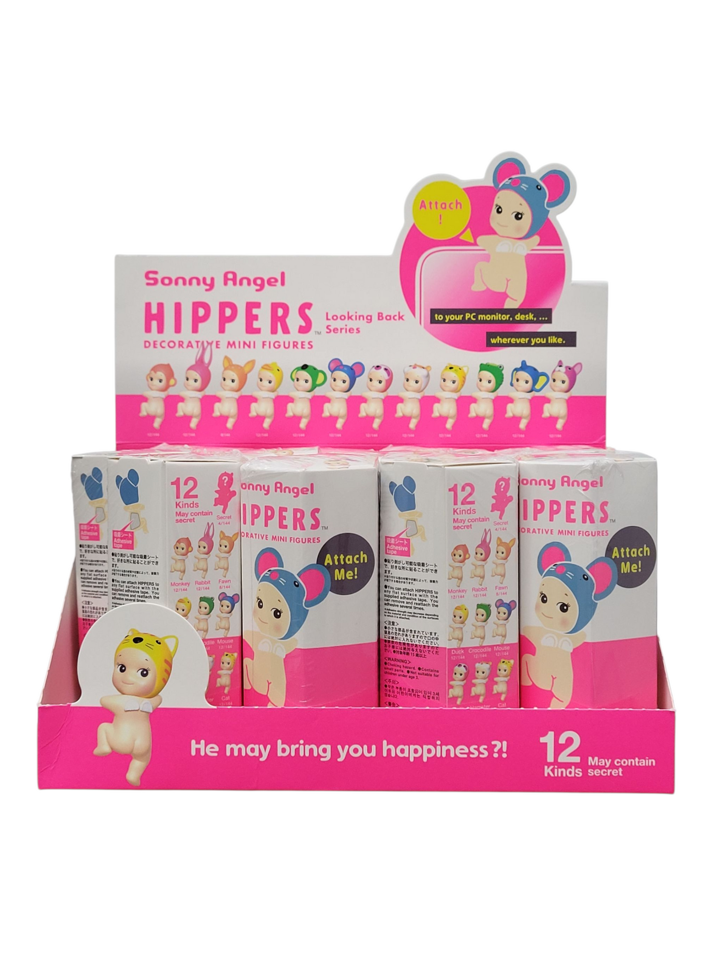 Sonny Angel Hippers Decorative Mini Figures Looking Back Series Blind Box
