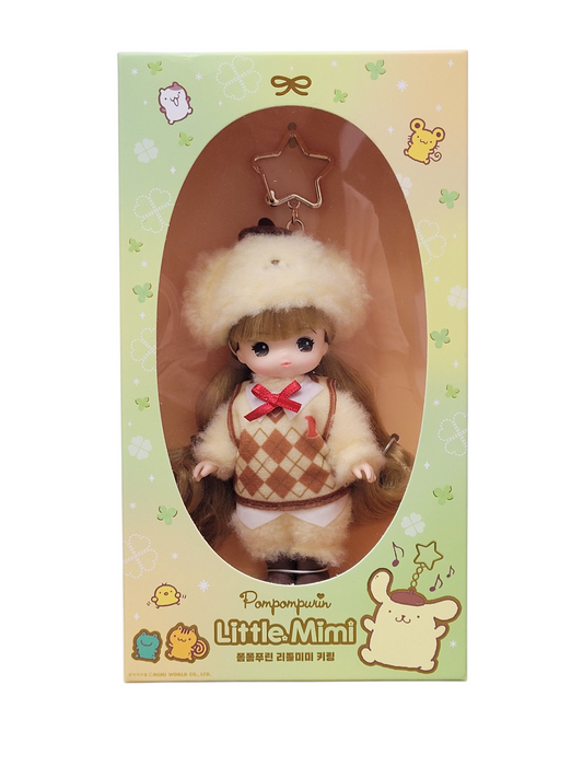 SANRIO × LITTLE MIMI Pompompurin Doll Pendant Key Chain