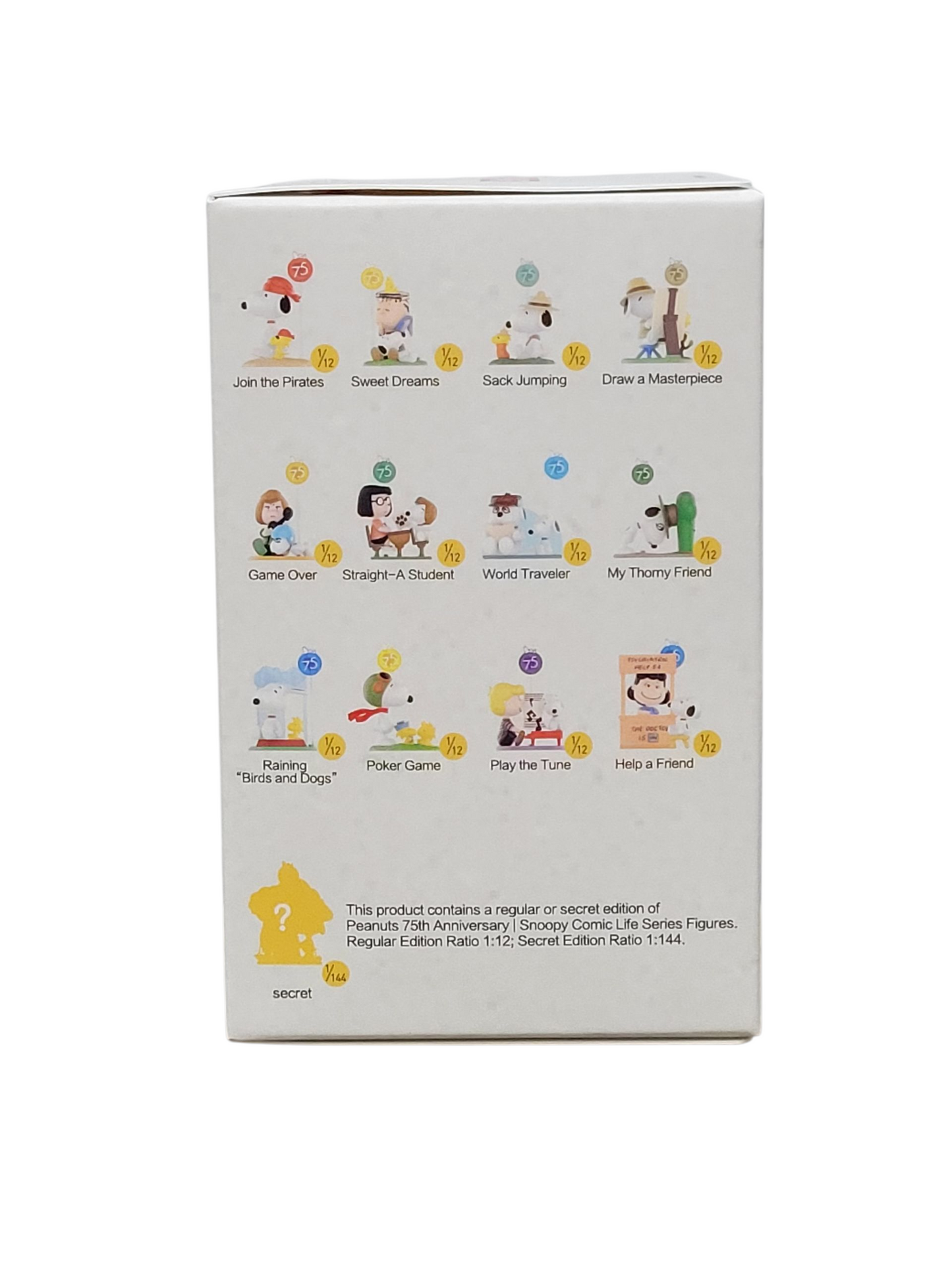 Peanuts 75th Anniversary Snoopy Comic Life Series Figures