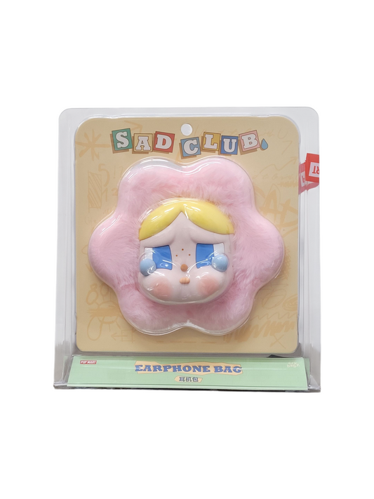 CRYBABY Sad Club Series Silicone Plush Earphone Bag