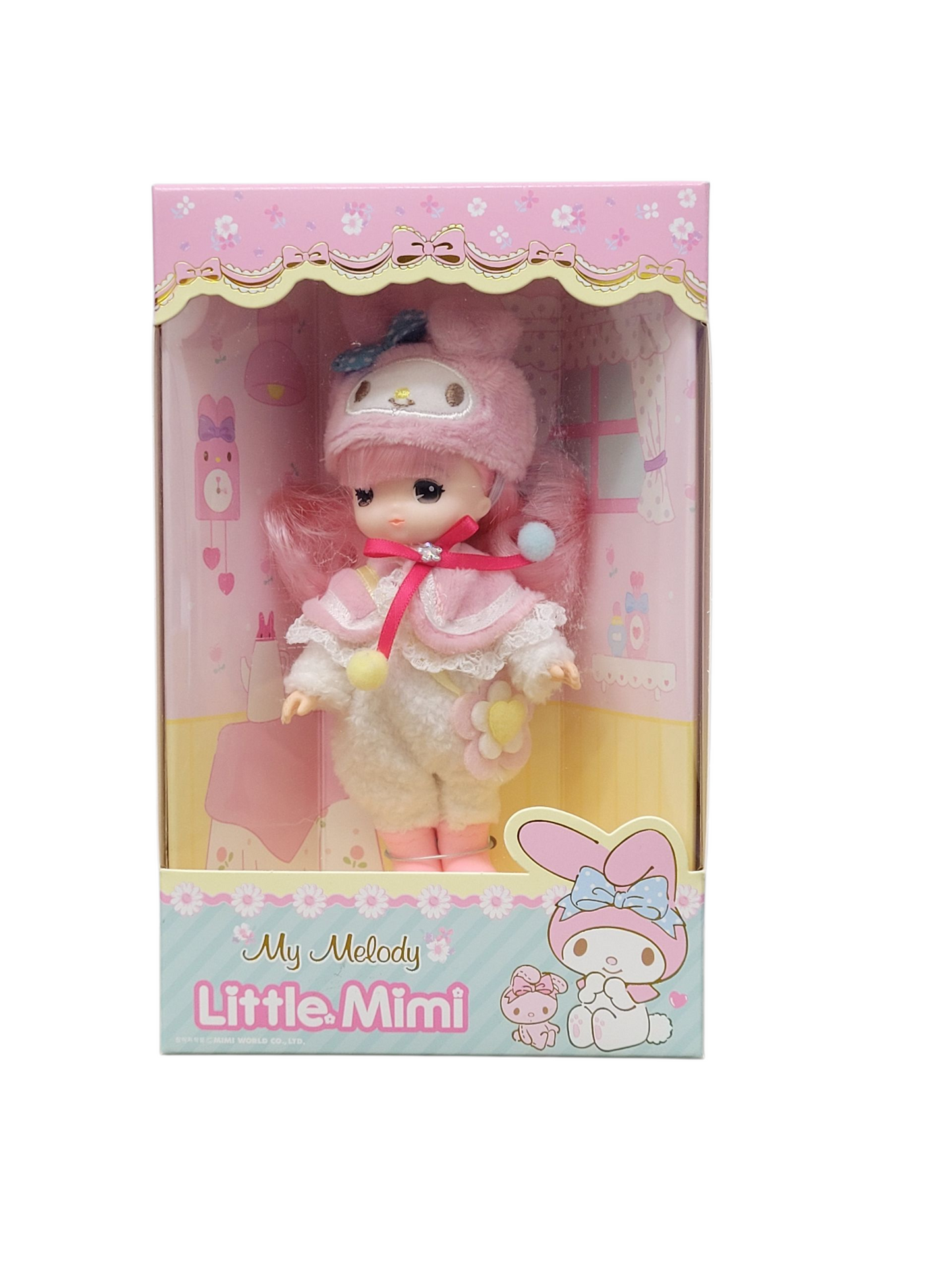 SANRIO × LITTLE MIMI Figure Doll Set - Hello Kitty, Pompompurin, Pochaco, Kuromi, Cinnamoroll, My Melody
